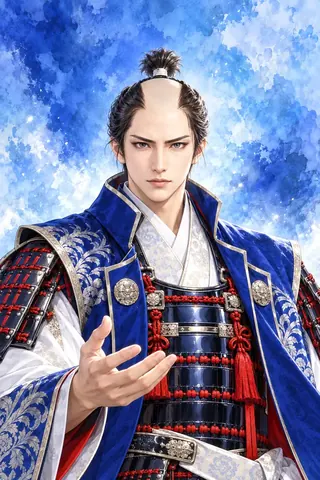石田三成の肖像(ゲーム用の絵)