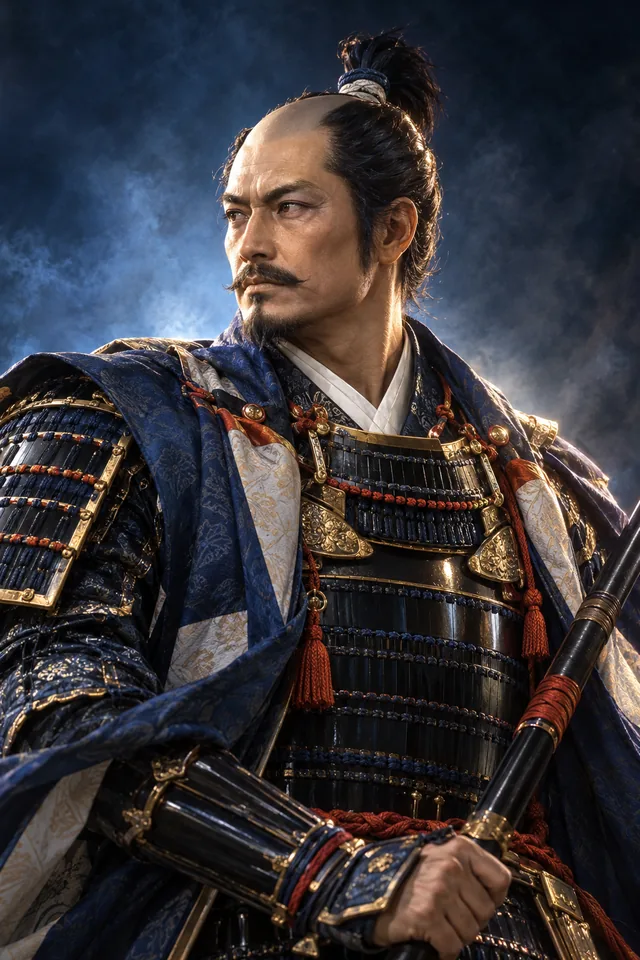 北条氏綱の肖像（ゲーム用の絵）