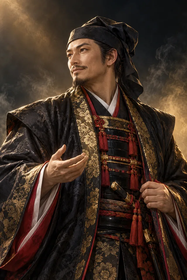 織田長益の肖像(ゲーム用の絵)