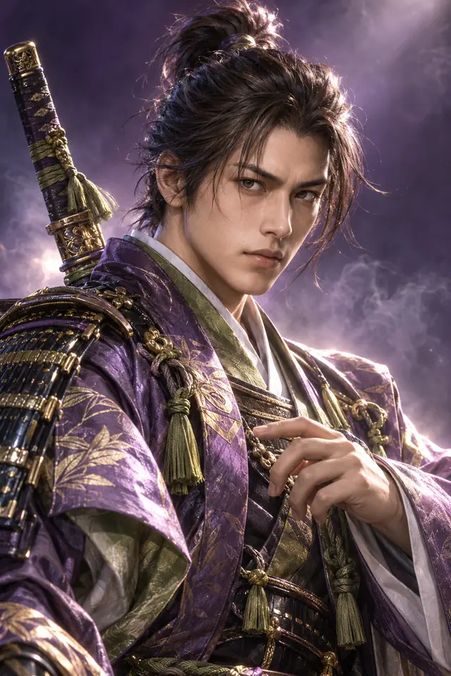 佐々木小次郎の肖像(ゲーム用の絵)