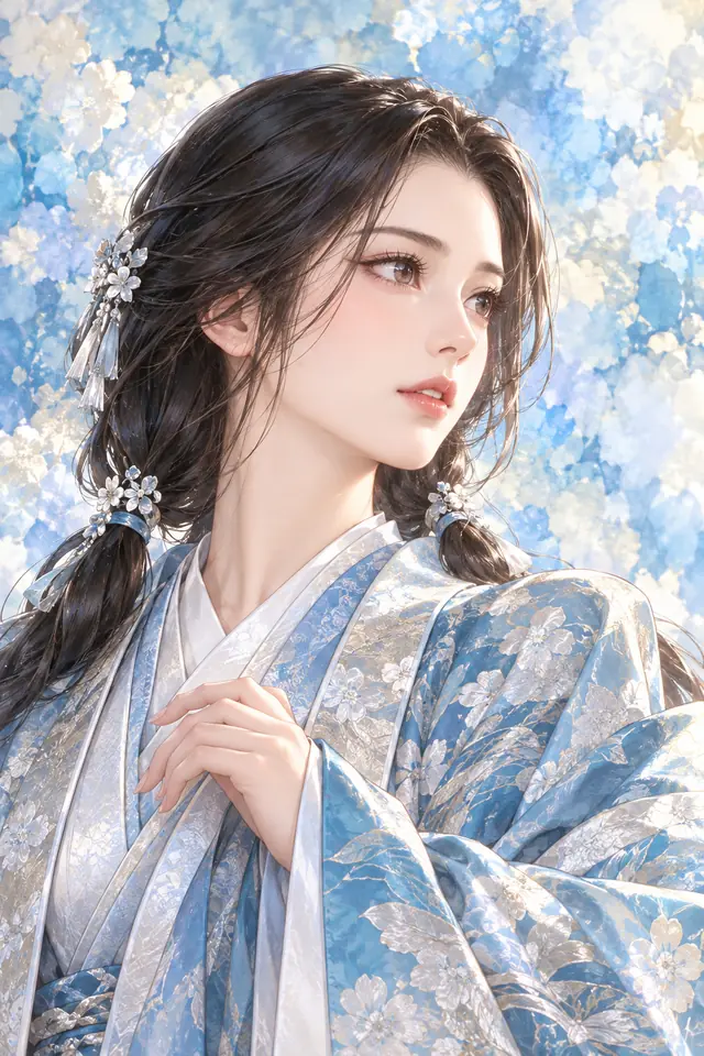 豊臣秀長長女の肖像（ゲーム用の絵）